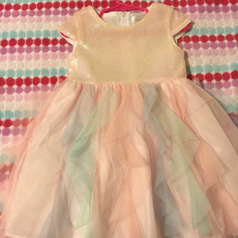 Pink tulle dress
